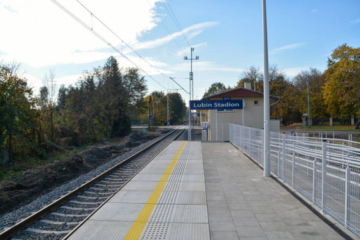 Lubin Stadion, nowa infrastruktura pasażerska, nowy tor