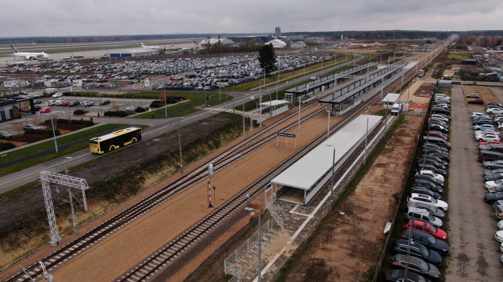 LK182, nowa infrastruktura, kolej na lotnisko, Pyrzowice Lotnisko