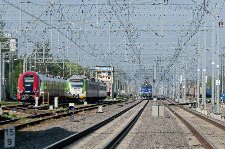 pociąg, tor, infrastruktura kolejowa