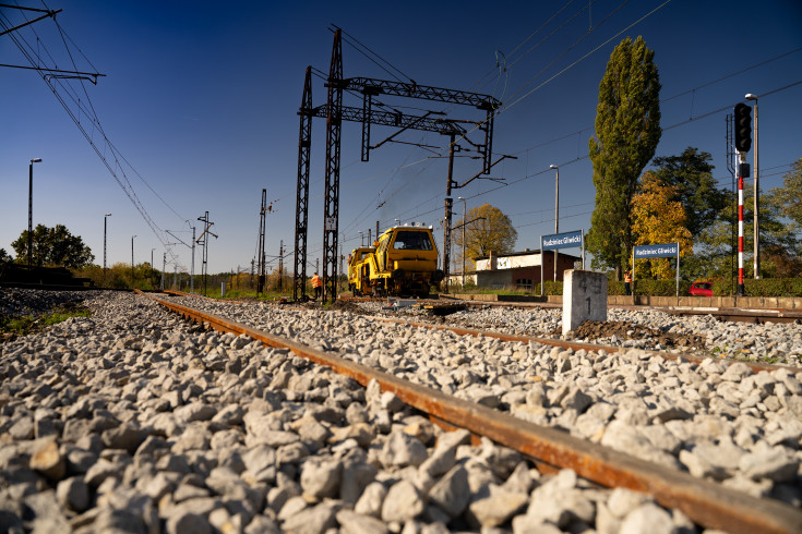 tor, prace budowlane, Toszek Północ, Rudziniec Gliwicki, Stare Koźle, transport towarowy, maszyna