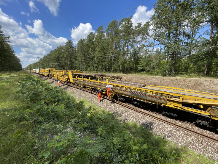 Radzice, Tomaszów Mazowiecki, PUN, maszyna, LK22, prace utrzymaniowe