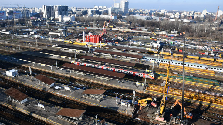 Warszawa Zachodnia, warszawski węzeł kolejowy, linia średnicowa, warszawska linia średnicowa, Budimex