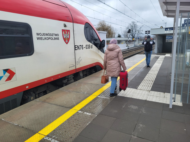 pasażer, nowa infrastruktura, pociąg pasażerski, nowy peron, Program Przystankowy, Słupca