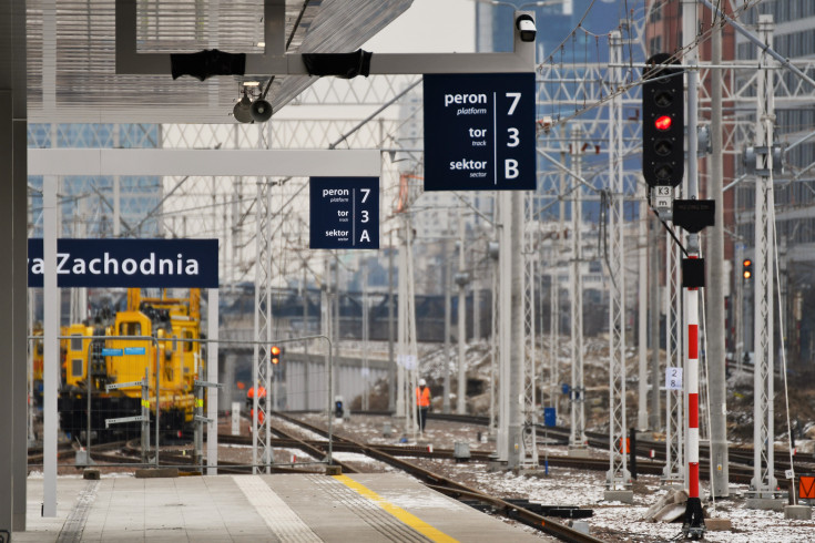 Warszawa Zachodnia, linia średnicowa, warszawska linia średnicowa, budowa peronu, Budimex, WWK