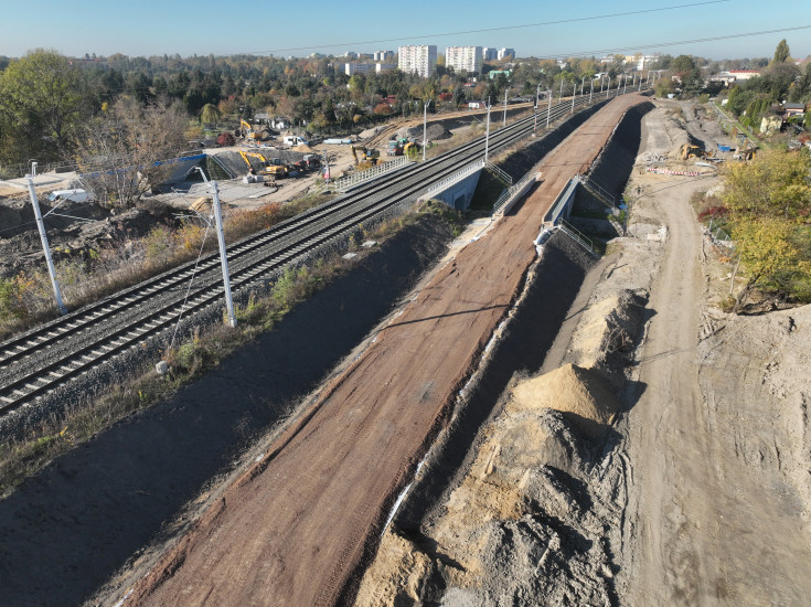 POIiŚ 2014-2020, Łódź, drążenie tunelu kolejowego, Koziny, Polesie, FEnIKS