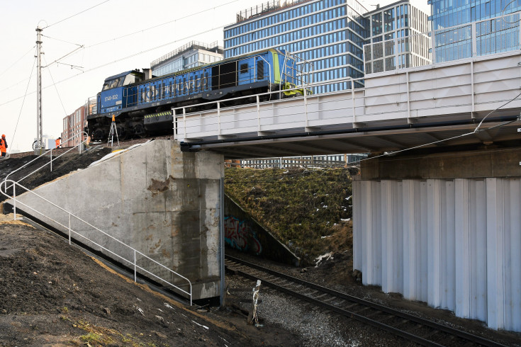 warszawska linia średnicowa, Warszawa Główna, próba obciążeniowa