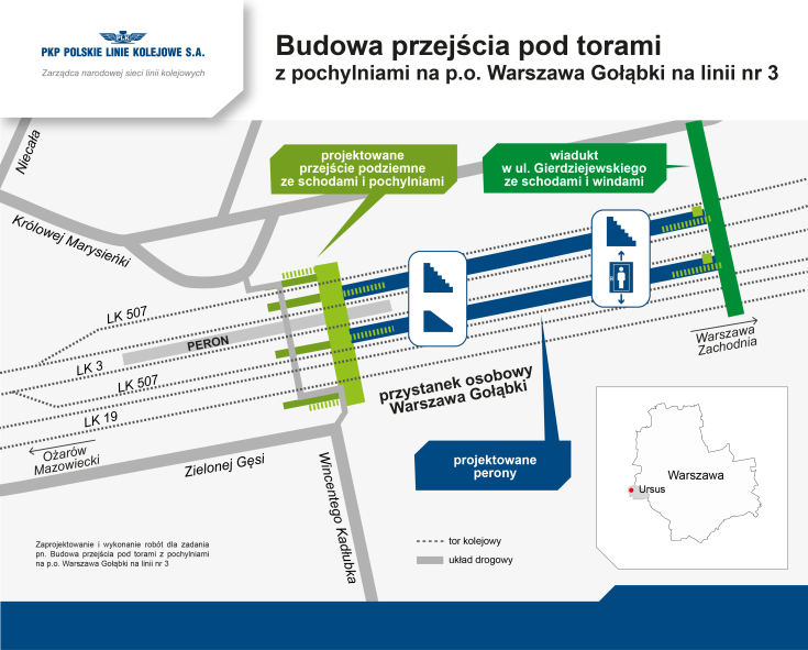 infografika, Warszawa Gdańska, nowe przejście podziemne, nowa infrastruktura pasażerska, nowy peron