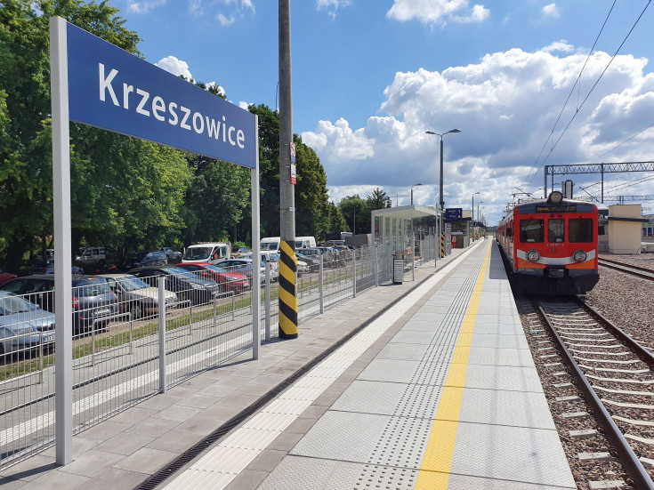 stacja, Krzeszowice, E30, nowe przejście podziemne, nowy wiadukt drogowy