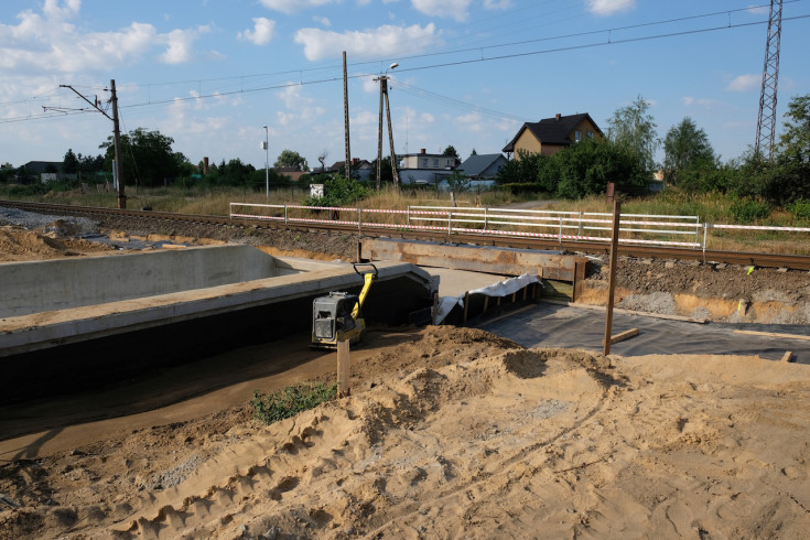 wiadukt, E59, przejście podziemne, stacja, CEF, tor, Leszno