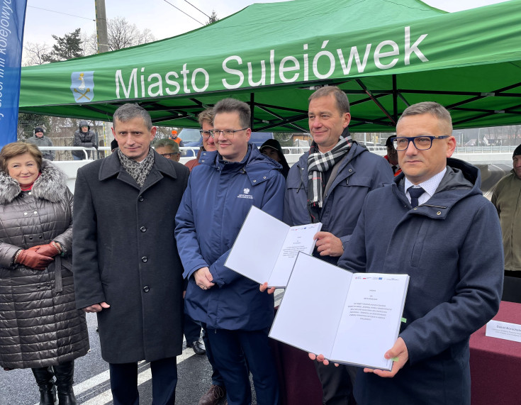 Sulejówek, briefing prasowy, nowy tunel, nowa infrastruktura