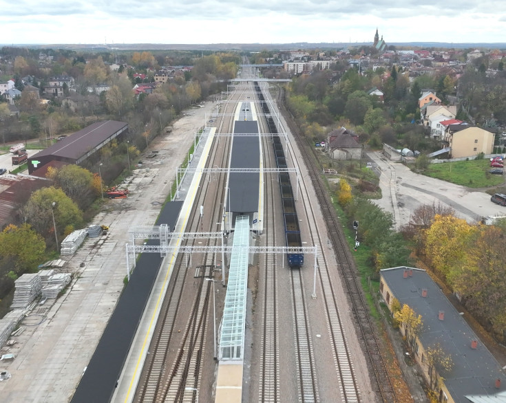 stacja, LK62, Olkusz, nowe przejście podziemne, nowa winda, nowy peron