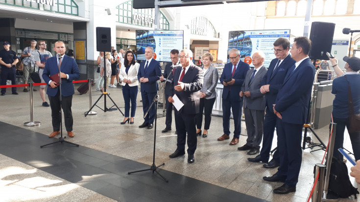 Gdańsk Główny, Adamczyk Andrzej, briefing prasowy, Bresch Arnold