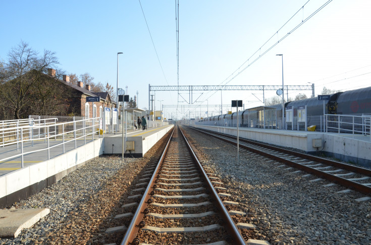 stacja, nowa sieć trakcyjna, Sławków, nowa infrastruktura pasażerska, nowy tor