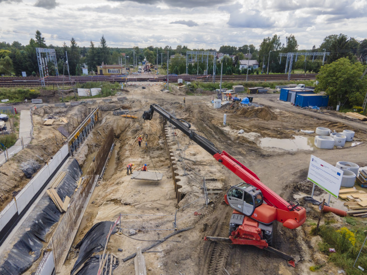 prace budowlane, nowa infrastruktura, Gałkówek, nowe skrzyżowanie bezkolizyjne