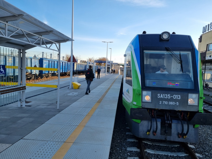 pasażer, Mielec, LK25, nowa infrastruktura, pociąg pasażerski