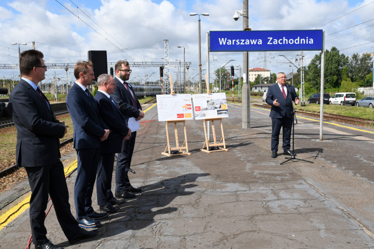 Warszawa Zachodnia, warszawski węzeł kolejowy, warszawska linia średnicowa, przebudowa peronu, Budimex