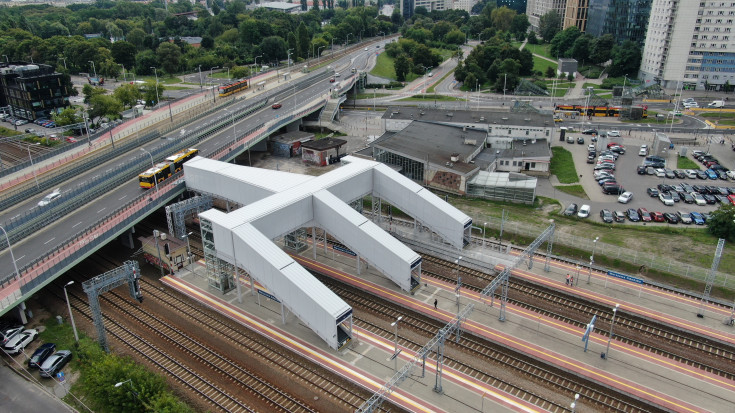 linia obwodowa, Warszawa Gdańska, kładka, warszawska linia obwodowa, modernizacja stacji, nowa kładka