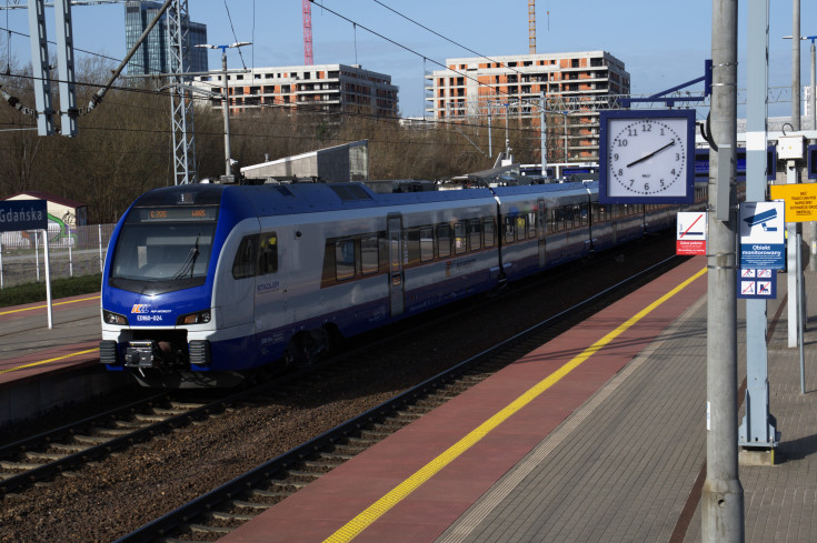 peron, stacja, Warszawa Gdańska, PKP Intercity, pociąg pasażerski