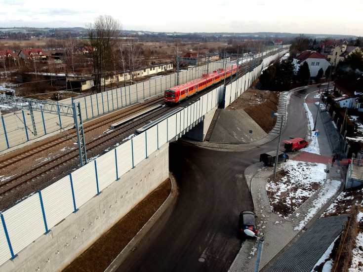 E30, pociąg, Przewozy Regionalne, Zabierzów, nowy tor