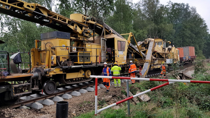 maszyna, nowa infrastruktura pasażerska, Wadowice, Andrychów, LK117, prace na linii