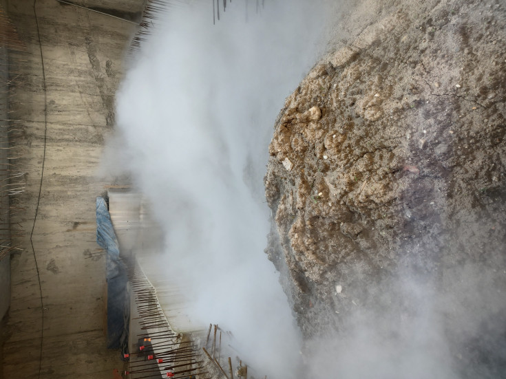 Łódź, TBM, tarcza, Katarzyna, drążenie tunelu kolejowego, prace ciężkiego sprzętu