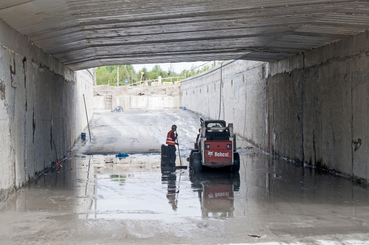 modernizacja, skrzyżowanie bezkolizyjne, Grodzisk Mazowiecki, tunel, droga, LK1