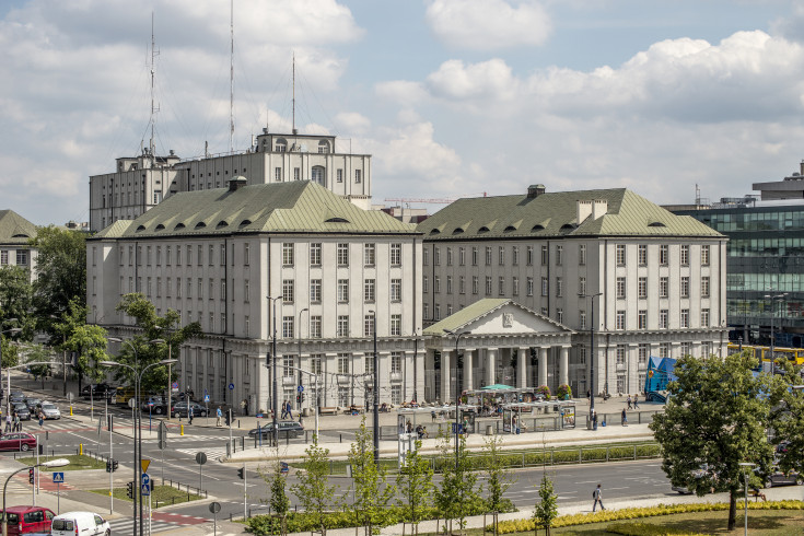 centrala, Warszawa, budynek