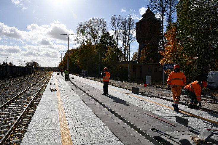 peron, LK25, nowa infrastruktura, Końskie