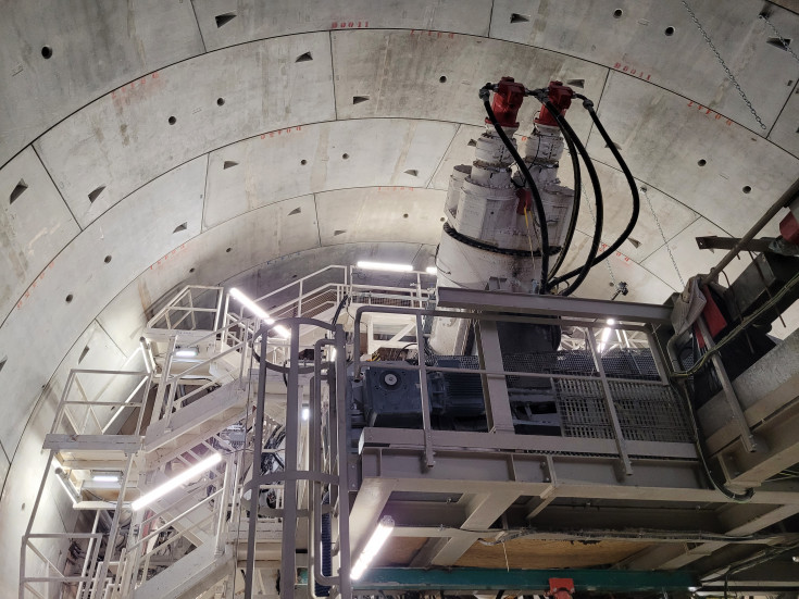 TBM, Święta Katarzyna, tarcza, drążenie tunelu kolejowego