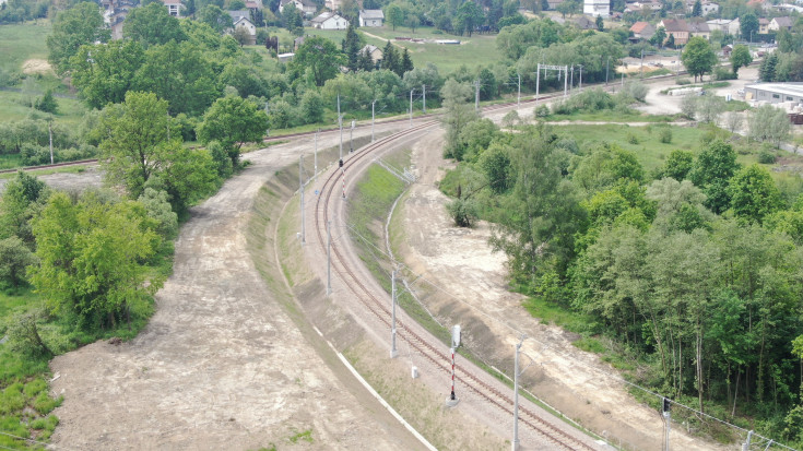 łącznica, skrócenie czasu podróży, Kalwaria Zebrzydowska, nowa infrastruktura