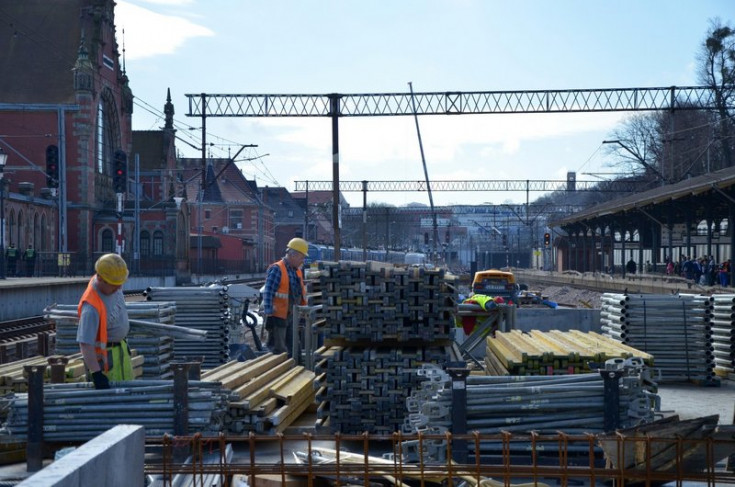 Gdańsk Główny, Przedsiębiorstwo Usług Technicznych Intercor, budowa peronu, przebudowa peronu, modernizacja stacji