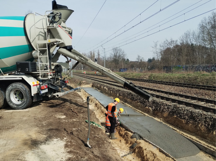 nowy przystanek, prace budowlane, nowa infrastruktura, Program Przystankowy, Łódź Zarzew, ciężki sprzęt