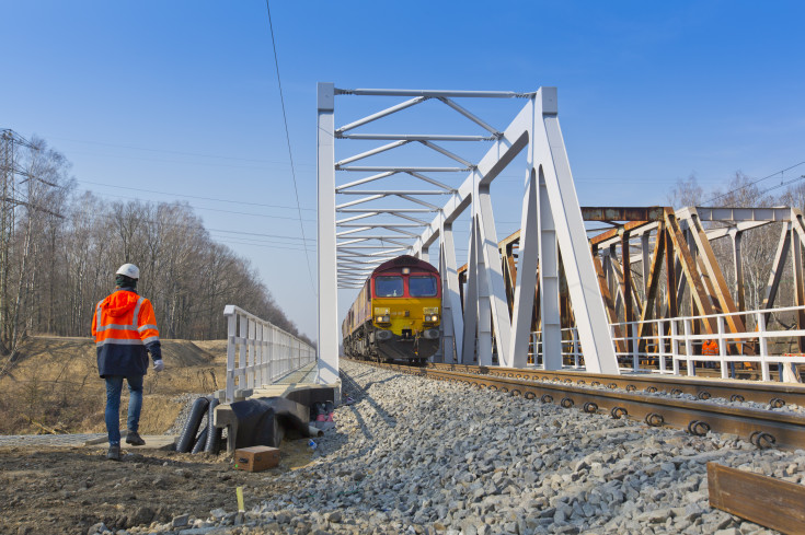 most, most kolejowy, Toszek Północ, Rudziniec Gliwicki, Stare Koźle, transport towarowy, Kanał Kędzierzyński