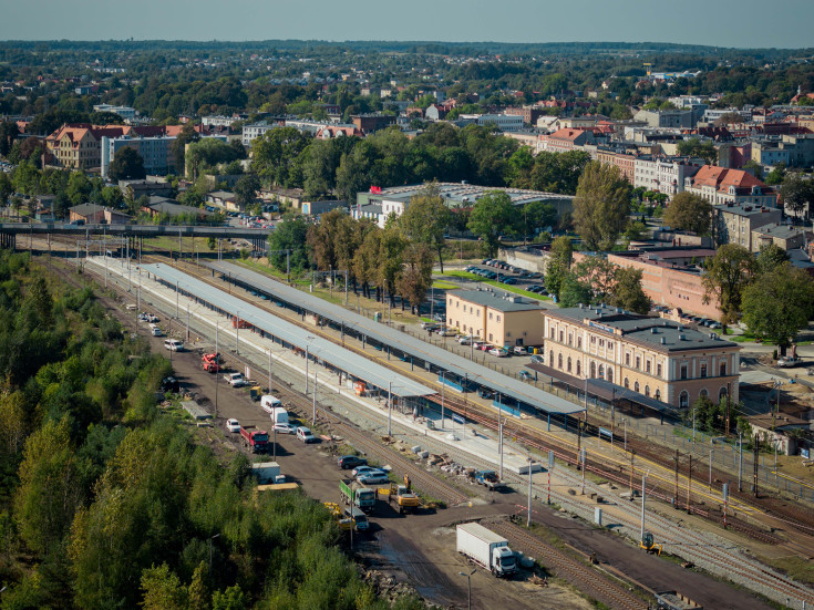 stacja, Tarnowskie Góry, nowy peron, Pyrzowice Lotnisko