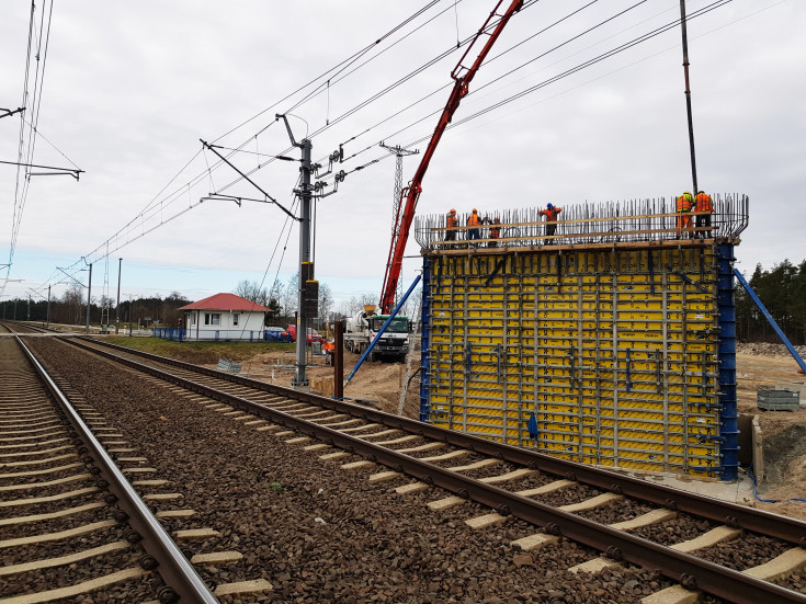 wiadukt, CMK, ERTMS, GSM-R, 200 km/h, nowa infrastruktura, Motyczno