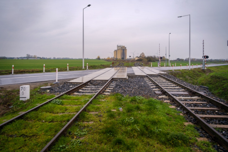 przejazd kolejowo-drogowy, POIiŚ 2014-2020, wielkopolskie, Gołańcz, modernizacja przejazdu