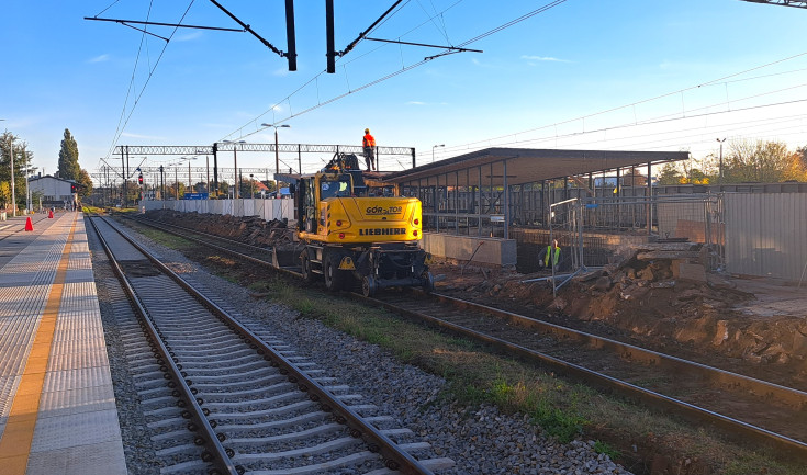 peron, nowa infrastruktura, prace na stacji kolejowej, Włocławek