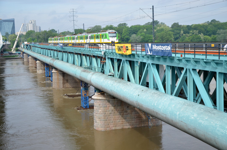 remont, Warszawa, linia obwodowa, Warszawa Gdańska, Most Gdański, prace remontowe