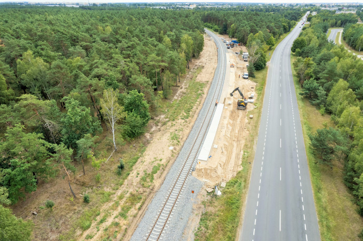 LK207, nowy przystanek, prace budowlane, nowa infrastruktura, Toruń Jar