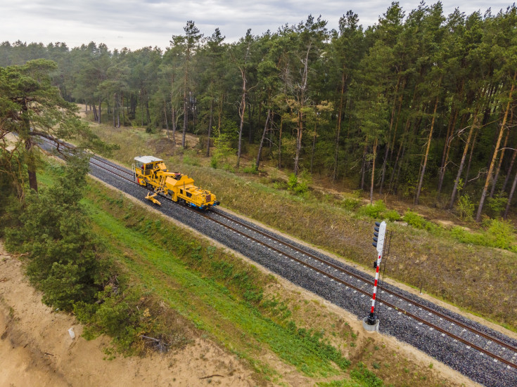 tor, podbijarka, maszyna, LK35, Jastrząbka, Parciaki, nowa infrastruktura