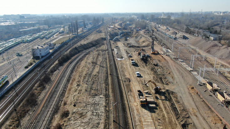 Warszawa Zachodnia, linia średnicowa, warszawska linia średnicowa, budowa peronu, Budimex, WWK