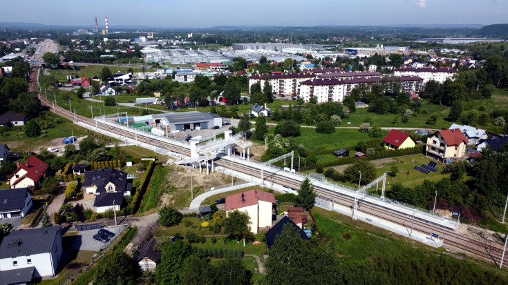 nowy przystanek, LK94, nowa infrastruktura pasażerska, Skawina Jagielnia