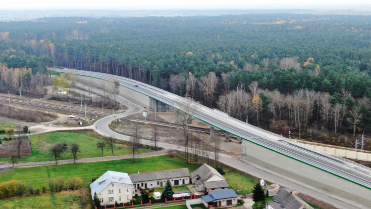 E75, Rail Baltica, Mokra Wieś, nowa infrastruktura, nowy wiadukt drogowy