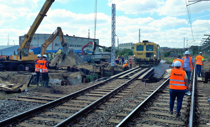 ekologia, towary, Port Gdańsk, prace torowe, przejście pod torami, Gdańsk Kolonia, nowy wiadukt drogowy, Torpol