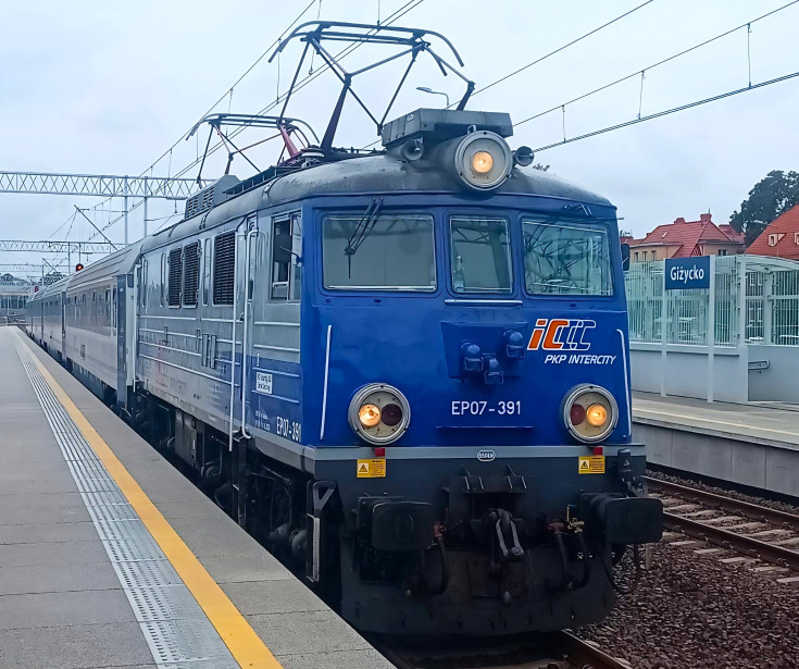 Giżycko, PKP Intercity, nowa sieć trakcyjna, LK38, powrót pociagów