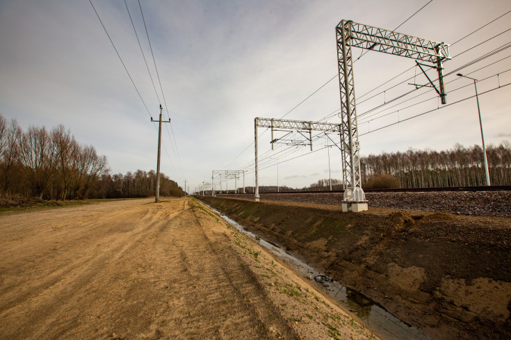 E75, Rail Baltica, CEF, podjazd, Szulborze Wielkie, przebudowany przystanek