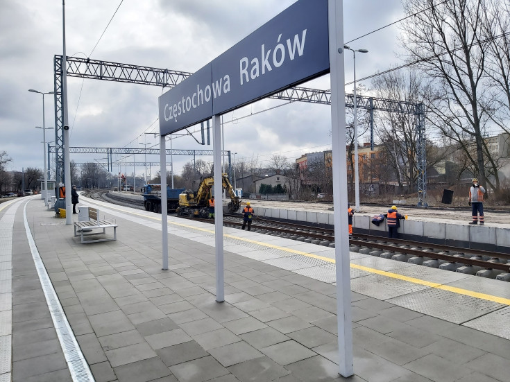 LK1, Wiedenka, Częstochowa Raków, nowa infrastruktura pasażerska, nowy tor