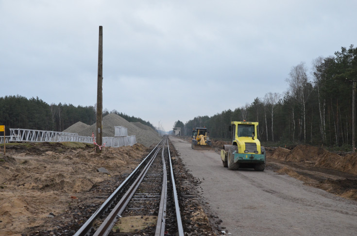 modernizacja, LK8, budowa peronu, Grabów nad Pilicą