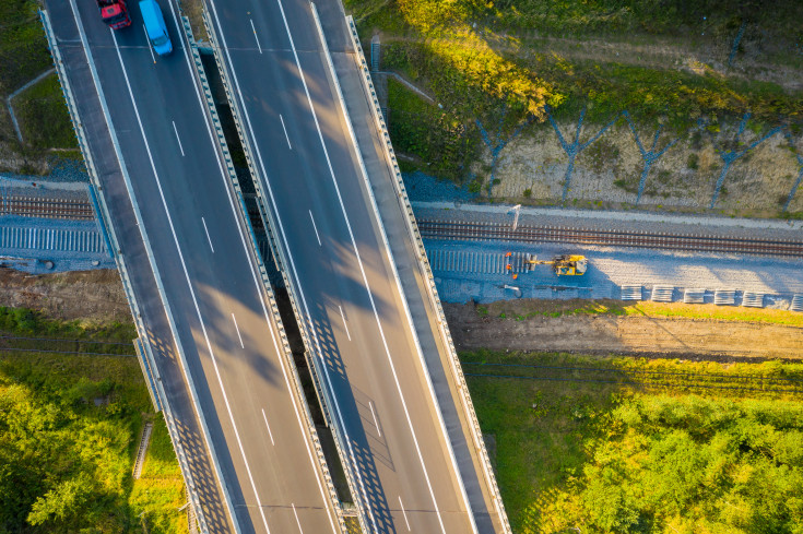 Toszek, wiadukt kolejowy, Rudziniec, Stare Koźle, A4