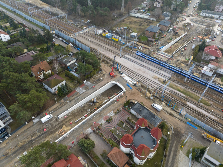 Legionowo, prace budowlane, nowy wiadukt, nowa infrastruktura